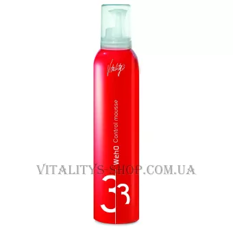 VITALITY'S WE-HO Control Mousse - Мус для укладання з природним ефектом