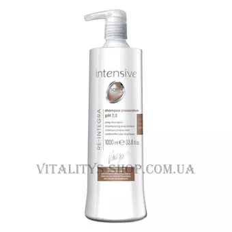 VITALITY'S Intensive Aqua Re-Integra Prep Shampoo - Шампунь глибокого очищення pH 7,5